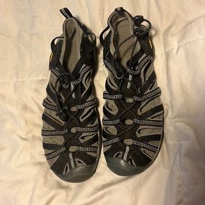 Keen Black and Gray Women's Sandals